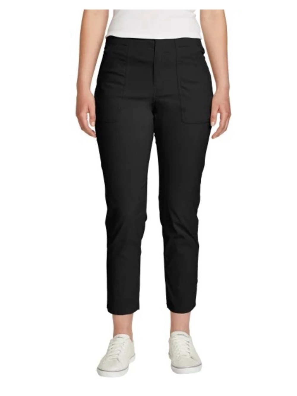 Eddie Bauer Slim Pants Black Womens Small